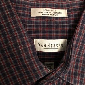Van Heusen button down - wrinkle free